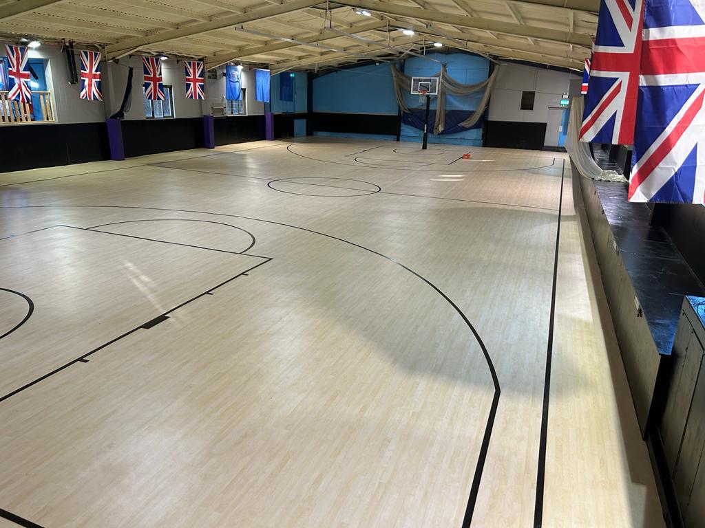 Buckswood School flooring installation 2